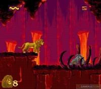 une photo d'Ã©cran de Le Roi Lion sur Nintendo Super Nes